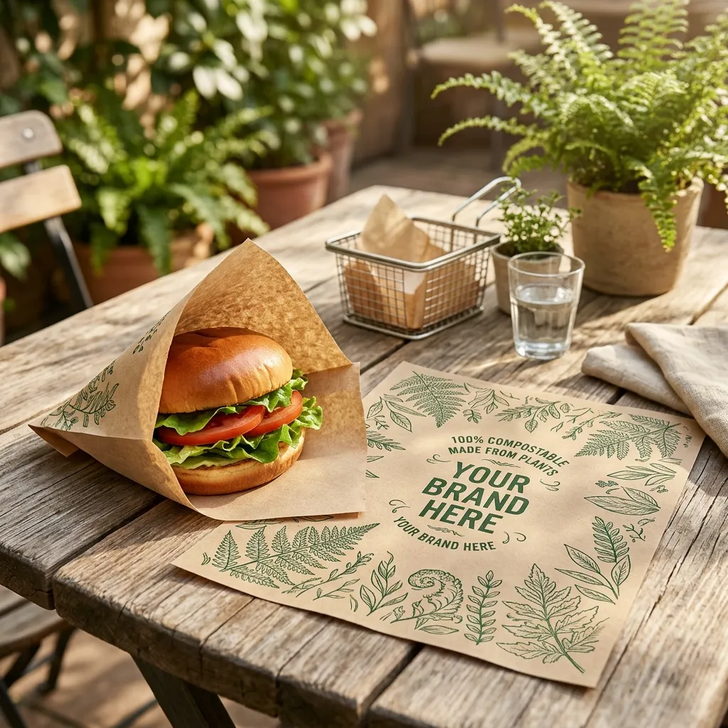 Custom Burger Paper