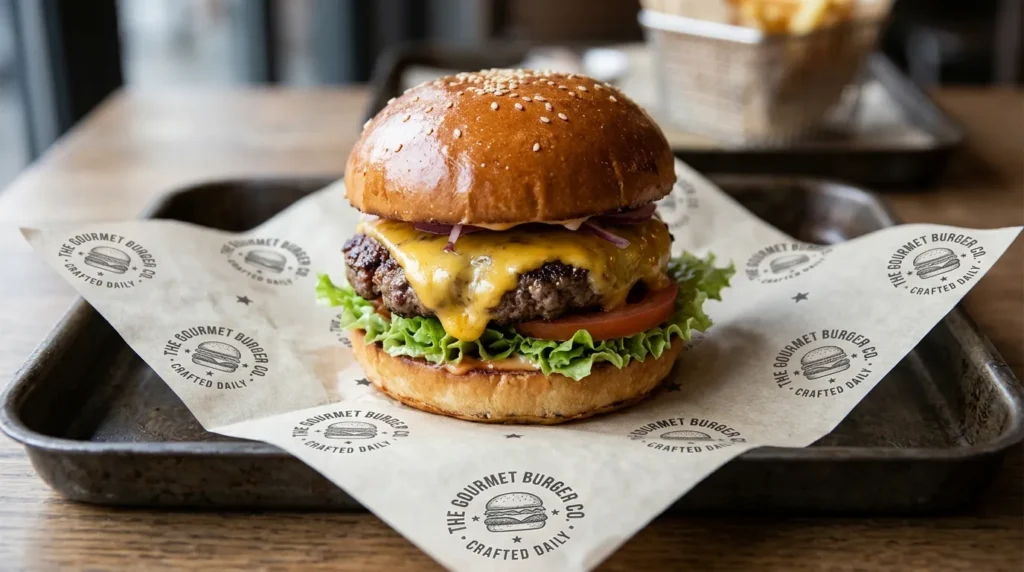 Custom Burger Paper