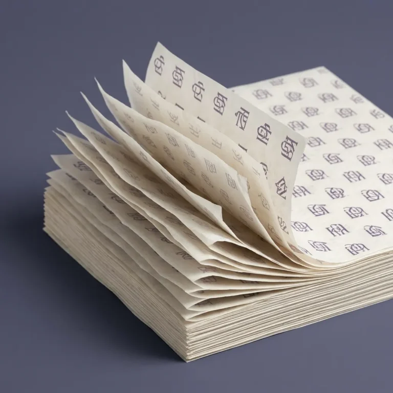 Folded Sandwich Paper