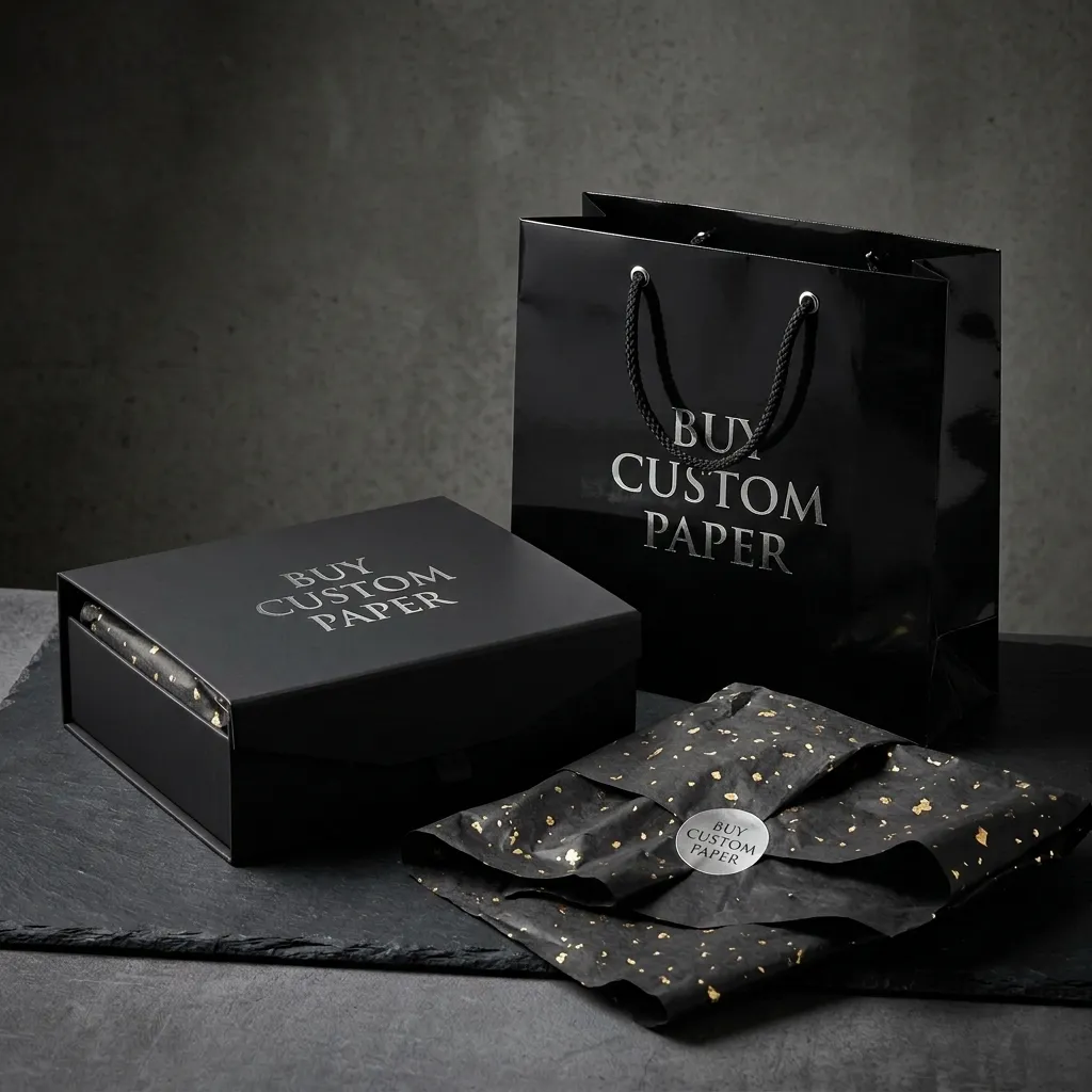 luxury apparel packaging set